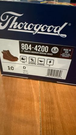 Thorogood Work Boots sz 10 steel toe