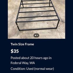 Twin Size Frame