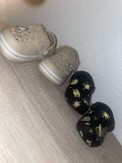 Kids Clogs - Fuzzy Lined & Space Designs(glow in the dark)