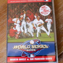 DVD – 2002 Anaheim Angels vs. San Francisco Giants World Series New