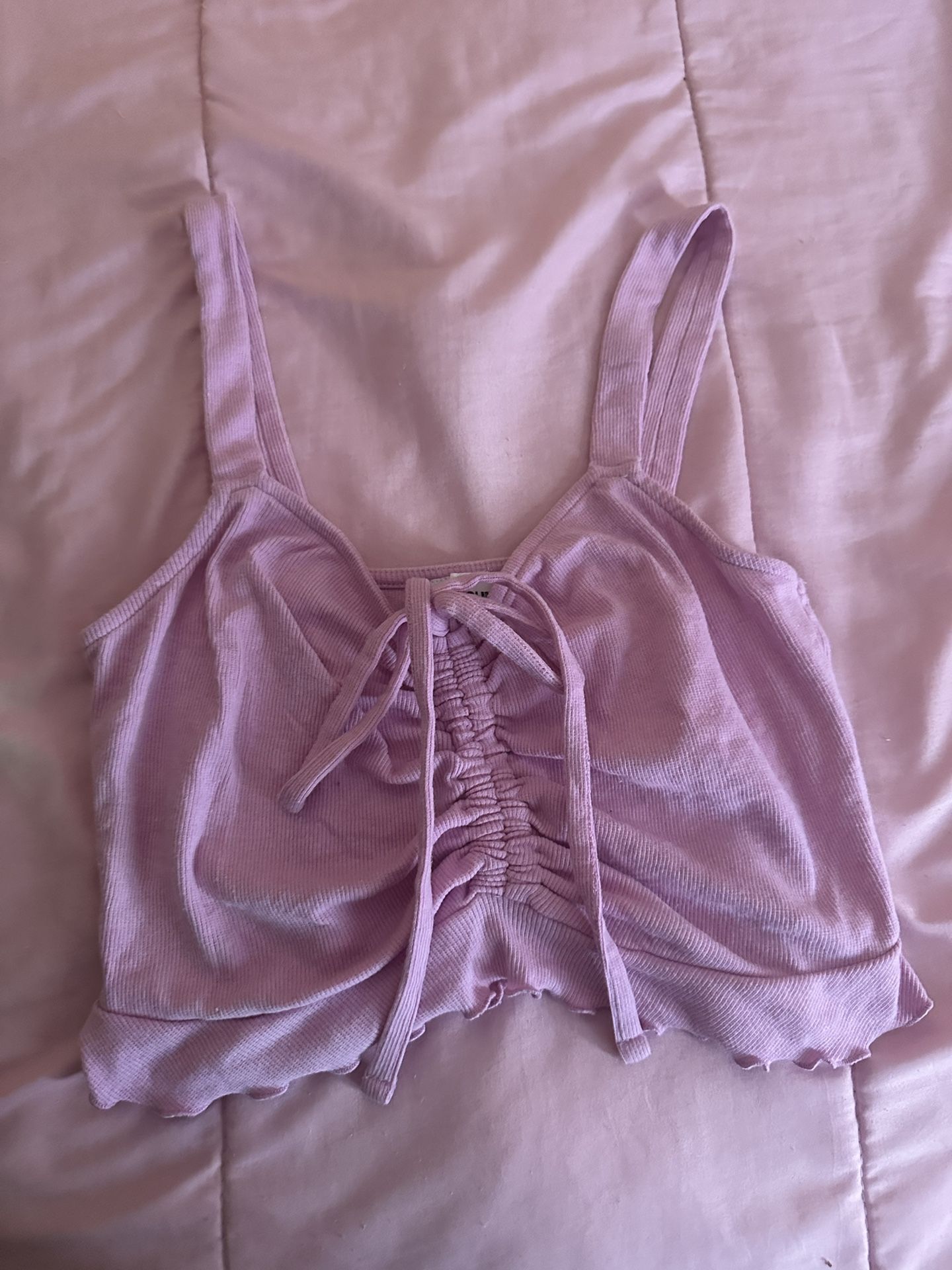 Purple Scrunch Top, Pickup Only