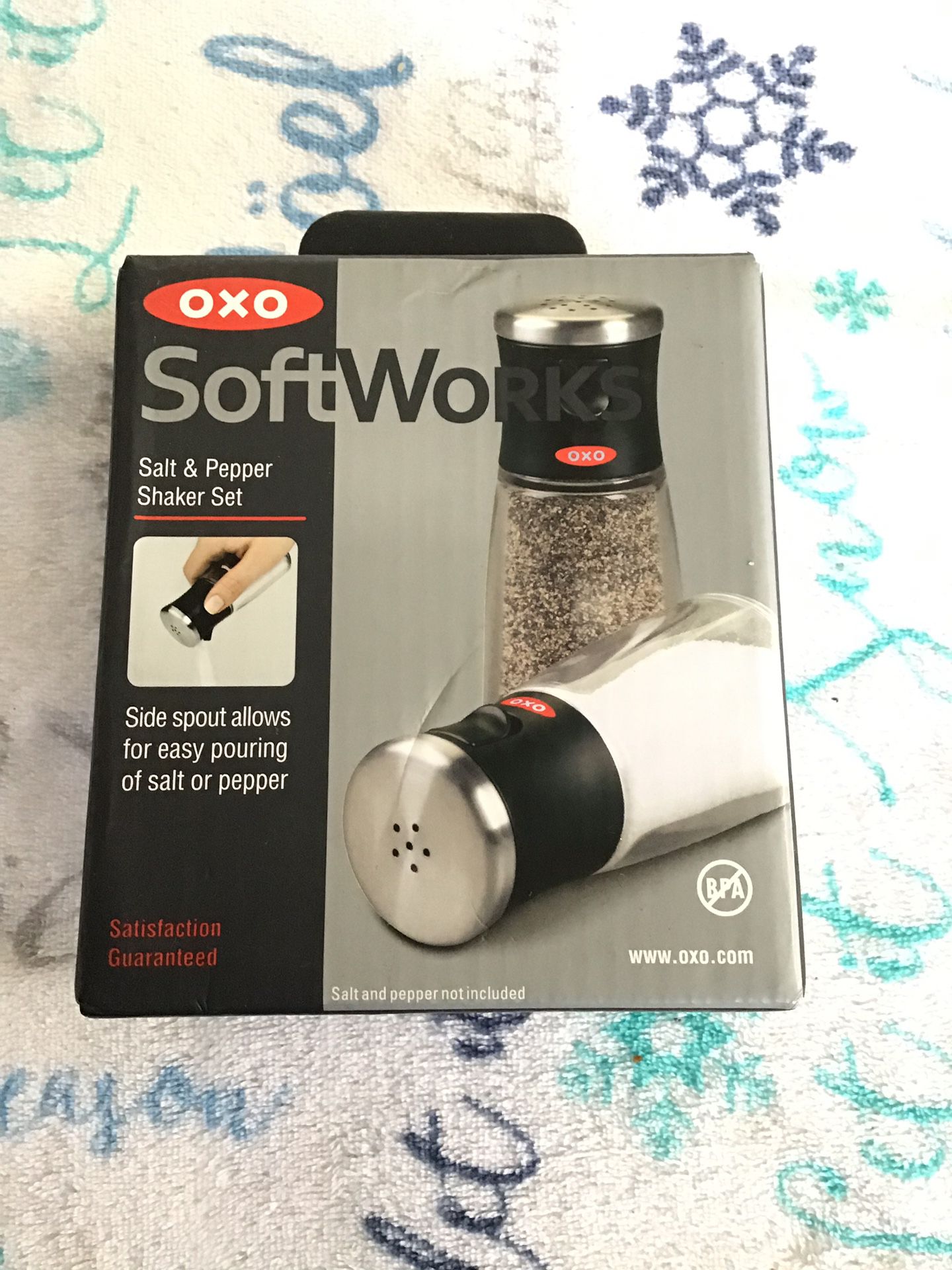 OXO softworks salt and pepper shaker set