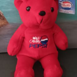 Pepsi-Cola 1999 Wild Cherry Red Bear Rare-Bears #1 Limited Edition #11365 of 50,000