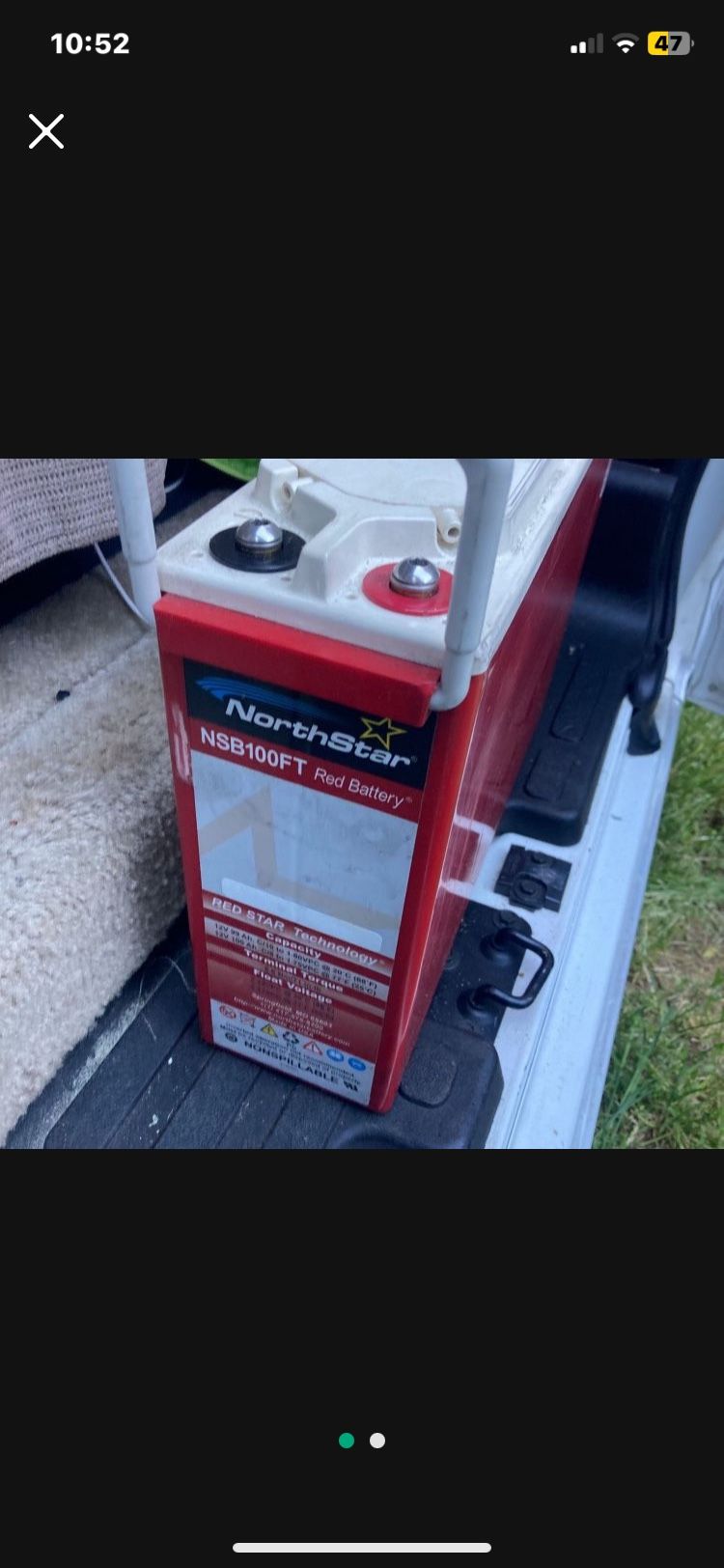 Northstar Battery NSB100FT Red Battery