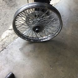 21” 80 Spoke Wideglide Rim W Rotor