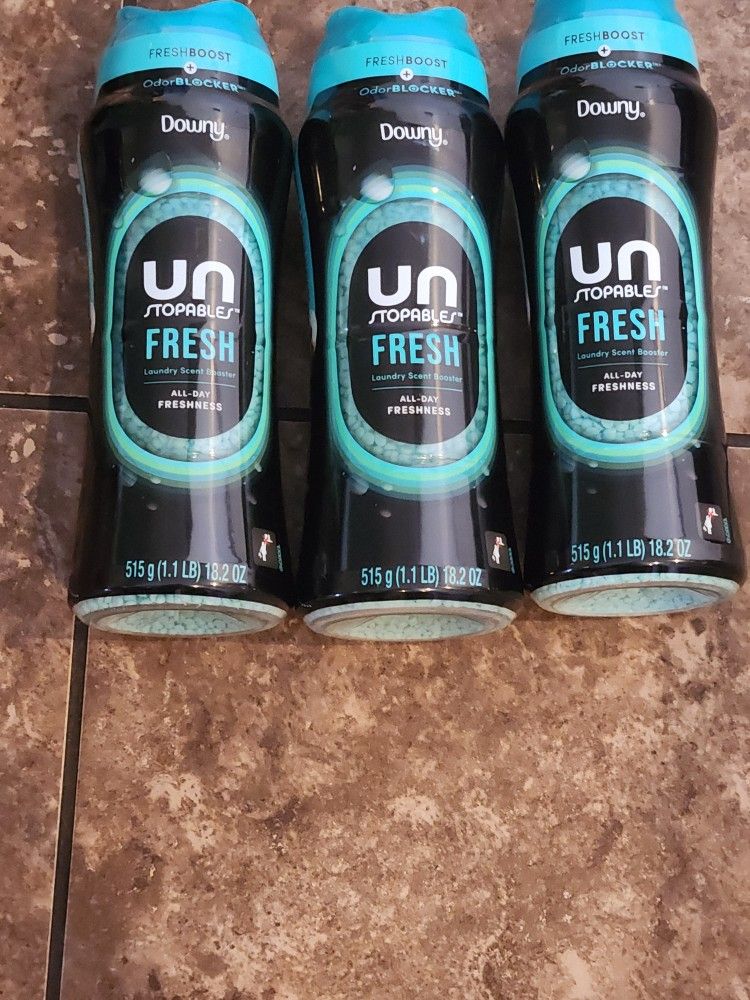 Brand New Bottles of Downy Unstopables Fresh Scent 18.2 oz