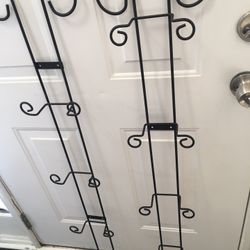 4 Plate Each Hangers. New. Wrought Iron 