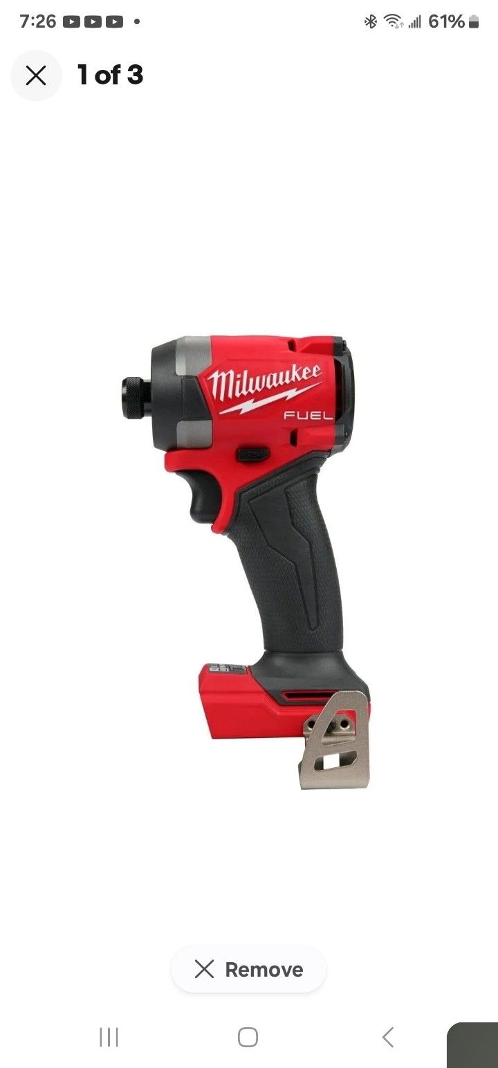 Milwaukee 2953-20 18V Lithium-Ion Brushless Cordless 1/4" Hex Impact Driver,  Newest  Model, FIRM,