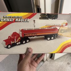 Vintage Remote Control Highway Hauler Tanker Truck – Boxed