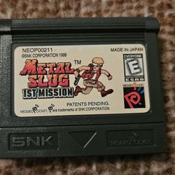 Metal Slug 1st Mission Neogeo Pocket