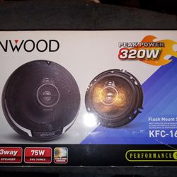 Kenwood Flush Mount Speaker KFC-1695PS PEAK POWER 320W PERFORMANCE Series

