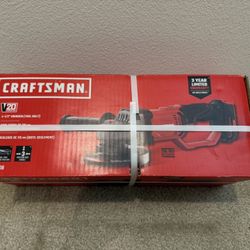 BRAND NEW - CRAFTSMAN V20 4.5-in 20-volt max Trigger Switch Cordless Angle grinder (Tool Only) - Model CMCG400B