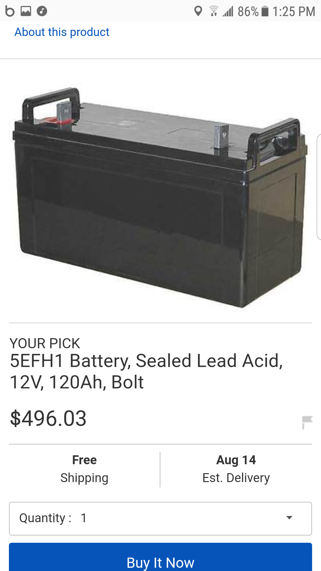 Ieb 12 120 battery
