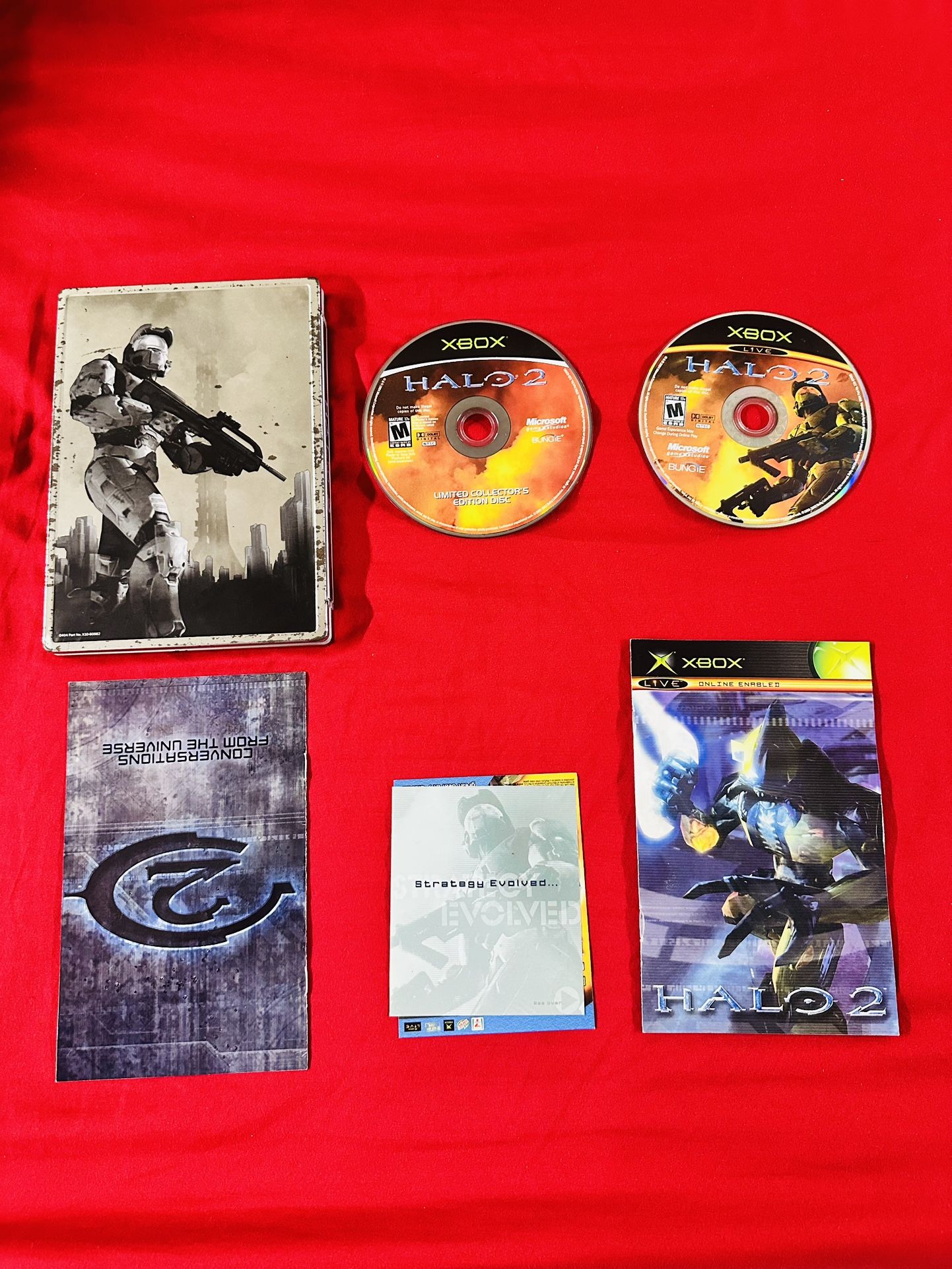 Halo 2 - Microsoft Original Xbox With Manual 2004 Shooter Game