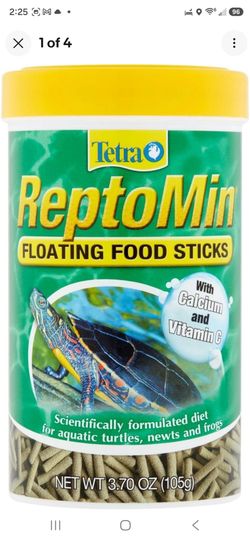Tetra ReptoMin Floating Food Sticks, Food for Aquatic Turtles, 3.7 oz