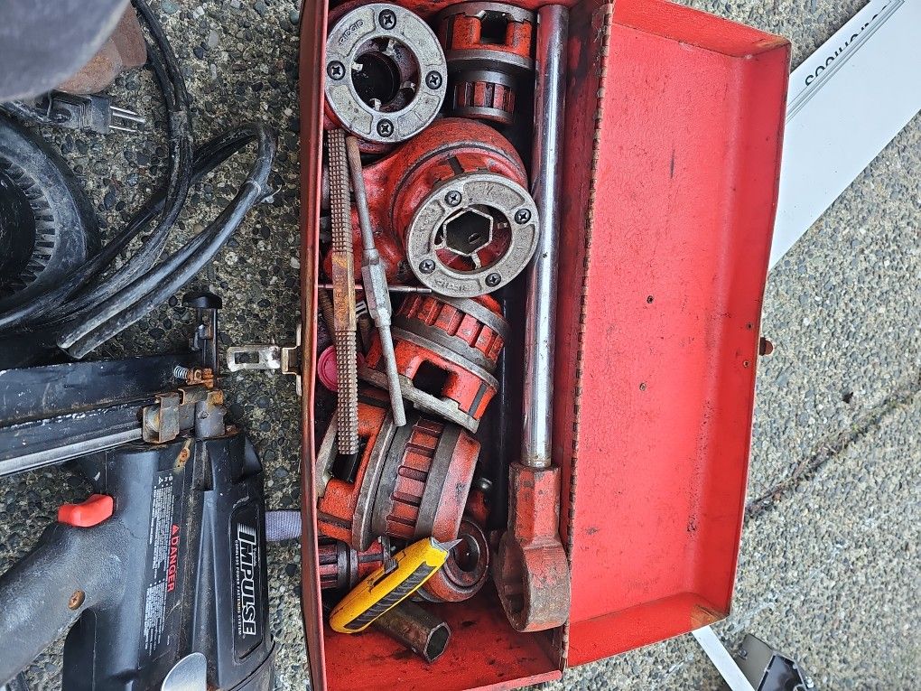 Rigid Pipe Threader Set