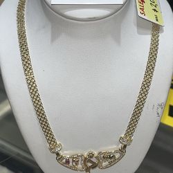 Lucky Necklace 14k yellow gold 16.7g