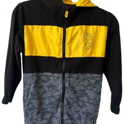 Disney Parks Star Wars Logo Hoodie Jacket L Youth Used item was laundered according to manufacturer’s instructions.   • Neon Star Wars logo on back •