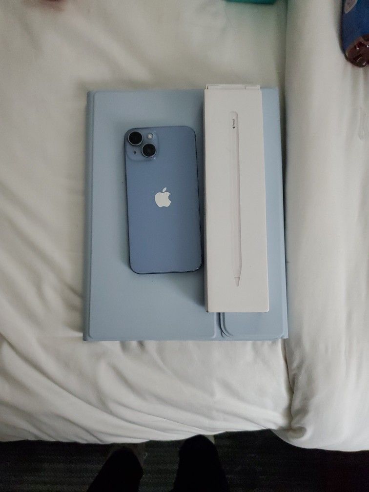 Iphone 14, Ipad Pro Case With Keyboard, Apple Pencil