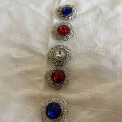 Rhinestone Button Covers