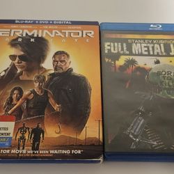 Terminator dark fate and Full Metal Jacket, blu-ray