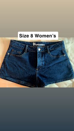 Size 8 denim shorts women