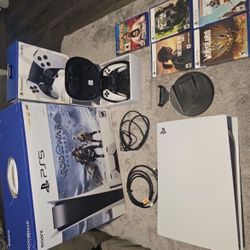 Ps5 With Games And Controller