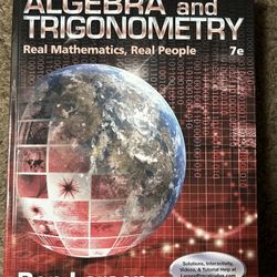 Algebra and Trigonometry: Real Mathematics , Real People