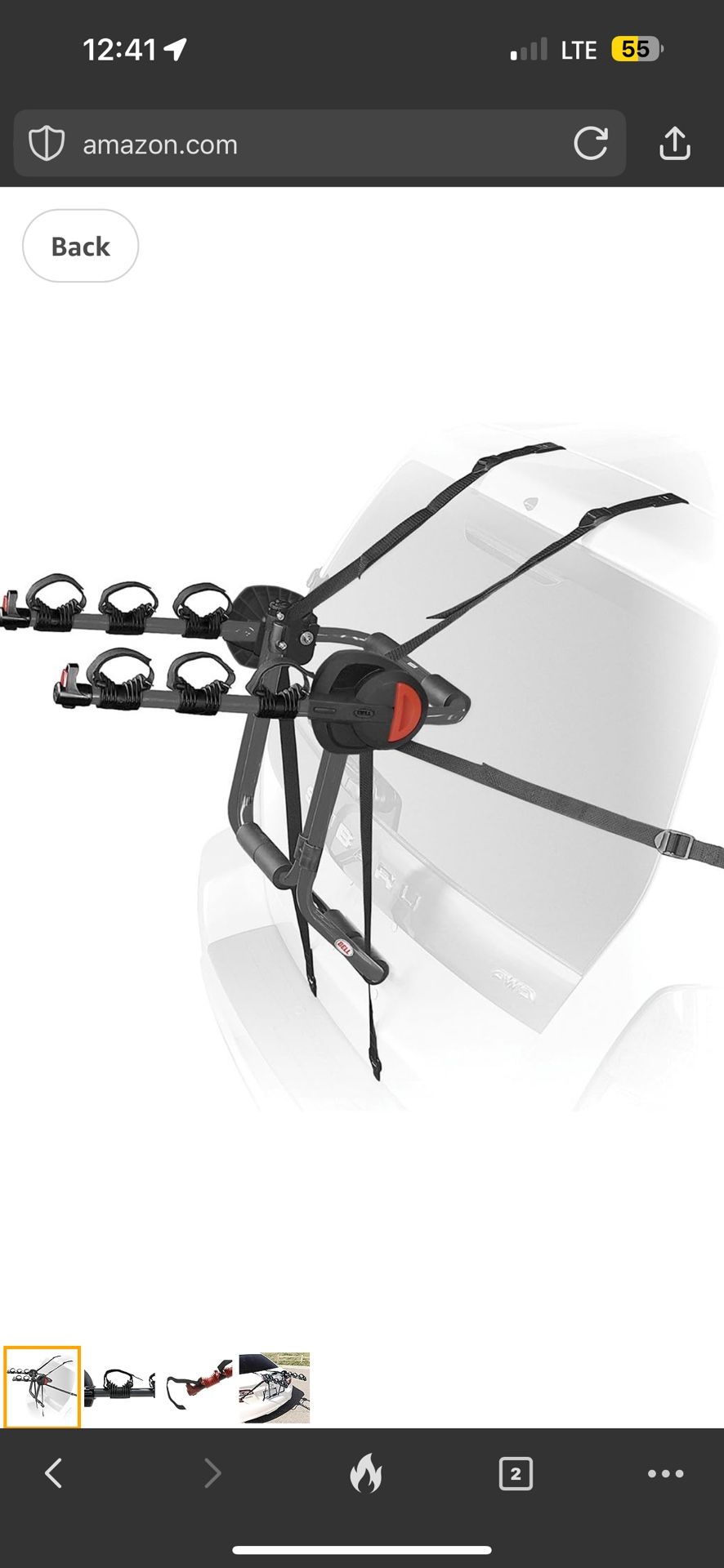 Bell Bike Trunk Rack
