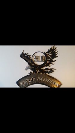 Harley Davidson HD Metal Art