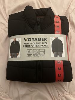 VOYAGER Men’s Polar Fleece Lined Puffer Jacket