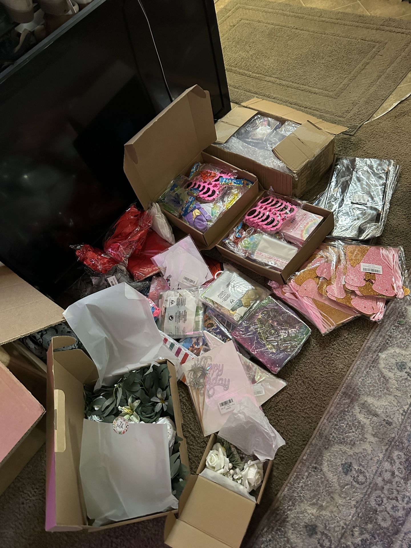 Lot Of Party Decorations 