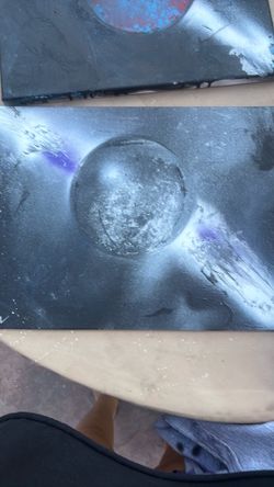 Handmade Planet Paintings