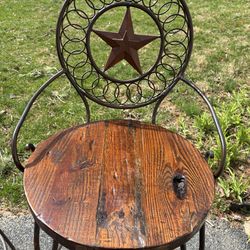 Steel and wood Bar Stools