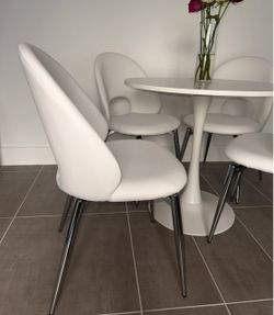 WHITE DINING CHAIRS 🪑 🤍