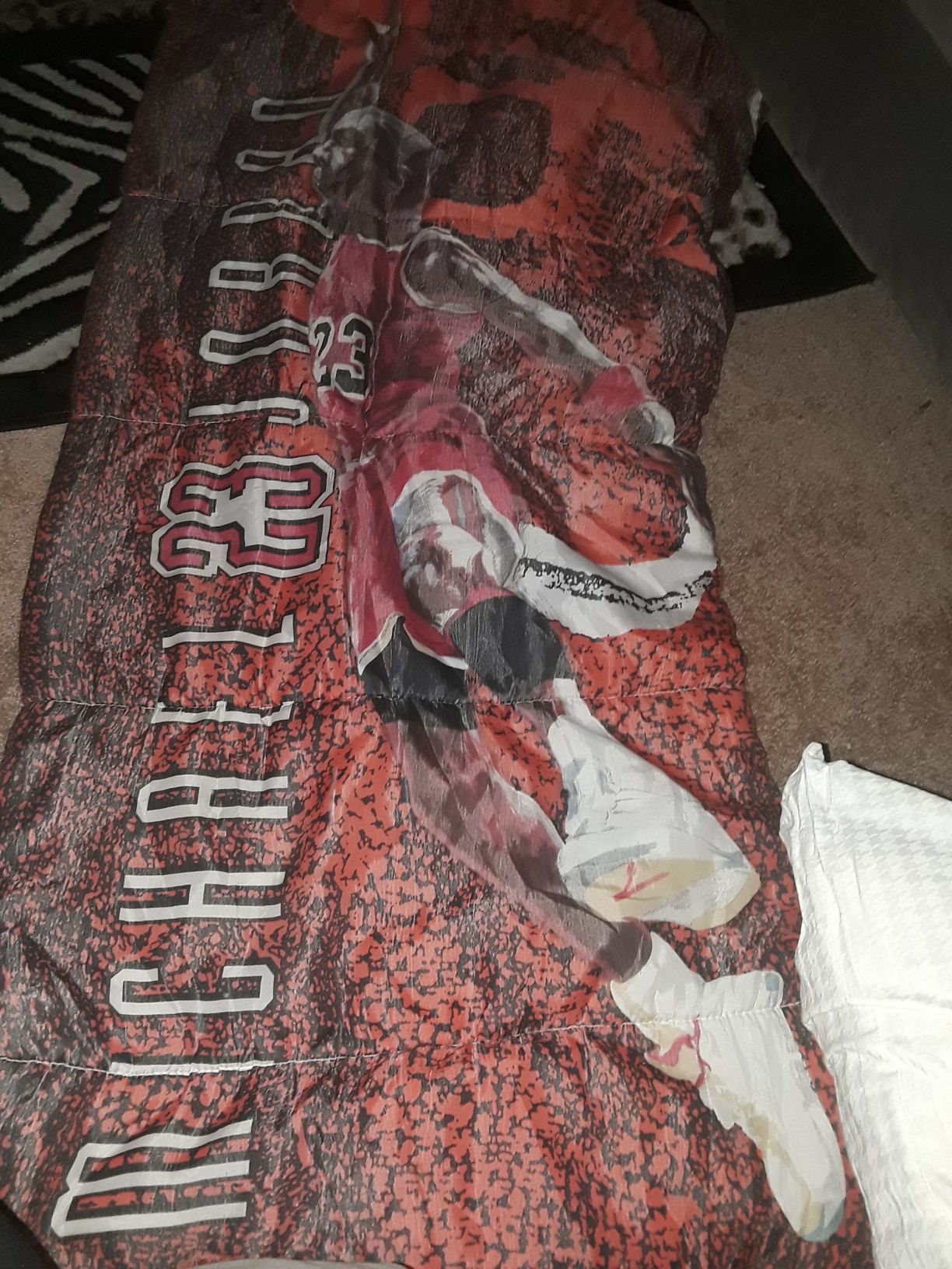 Michael Jordan sleeping bag