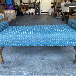 Bench Seat Upholstered Wood Chair Furniture 
