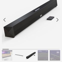 Okko ClearWave TV Soundbar, 37 Inch Mountable Bluetooth Sound Bar Speaker with Remote Control