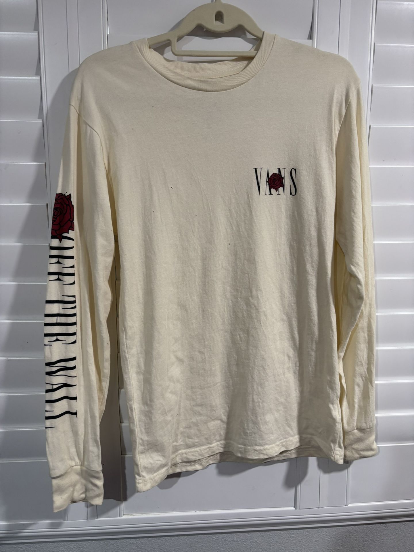 Vans Kyle Walker Rose Men’s Premium Long Sleeve Shirt Size Small