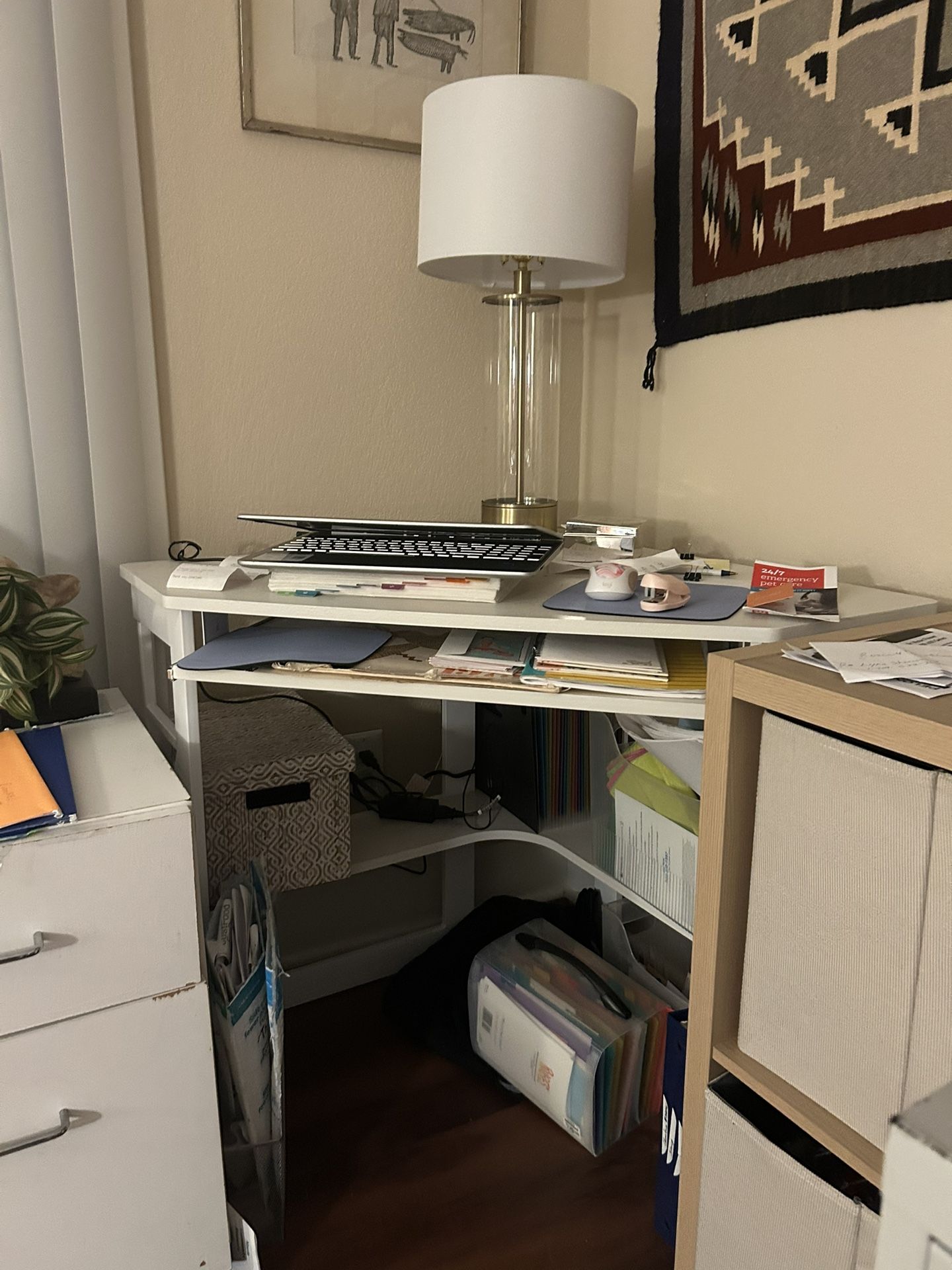 Small Table Marble Top. Shelve