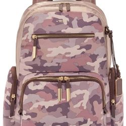 TUMI Voyageur Carson Backpack Pink Camo