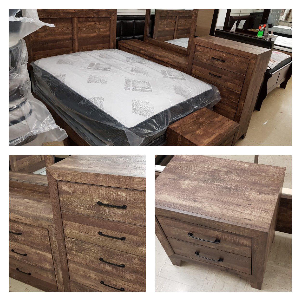 New Closeout 5 piece Bedroom Set - 90 Day Same As Cash