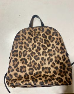 Michael kors leapord print satchel bag purse