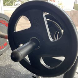 Iron Bull EZ Grip Rubber Encased Olympic Plates