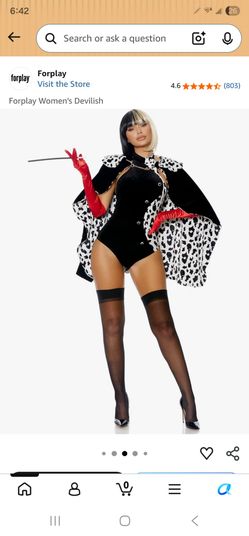 brand new XS-S Forplay Women's Devilish Costume Set