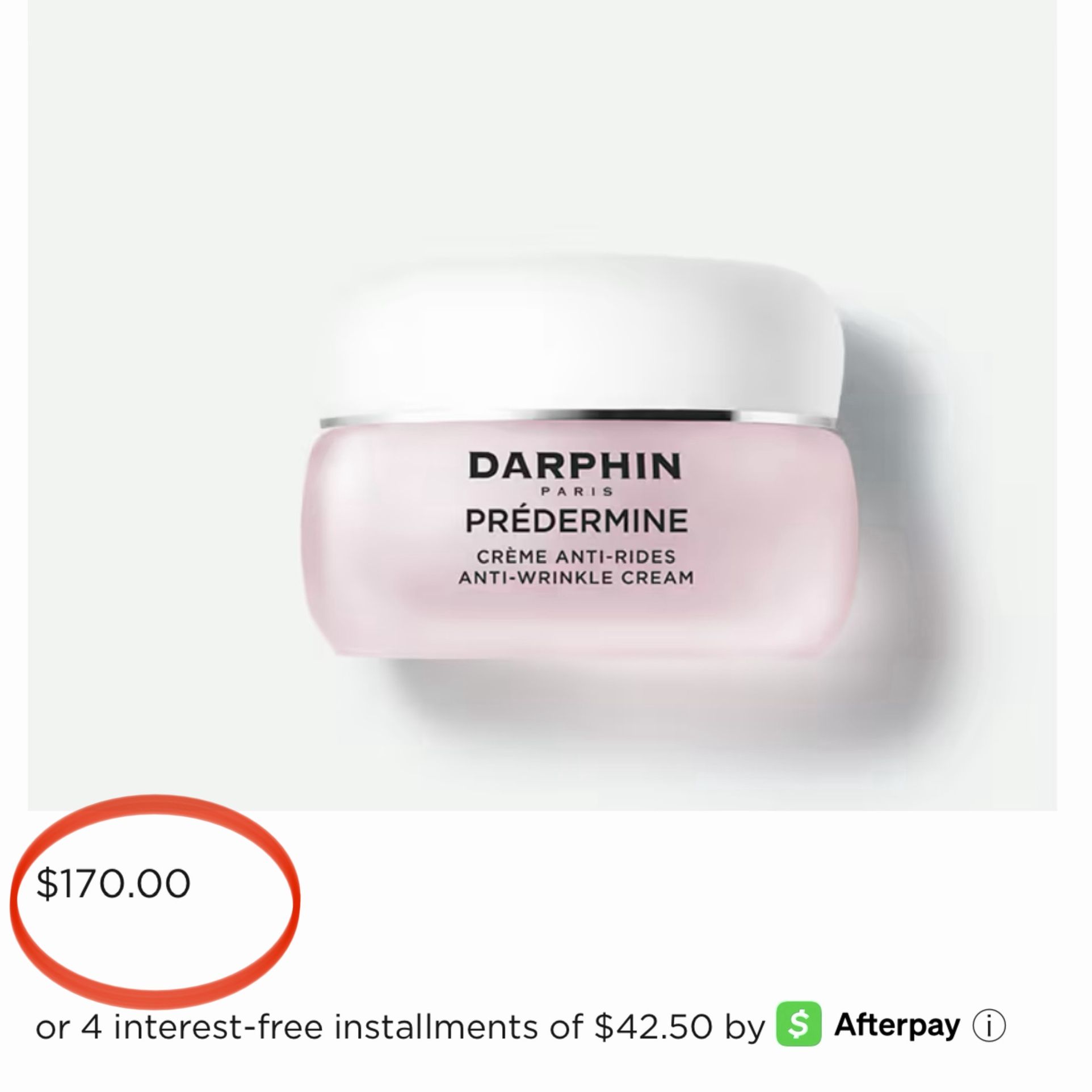 ❗75% OFF❗DARPHIN PRÉDERMINE ANTI-WRINKLE CREAM 50ML / 1.7OZ (RETAIL $170)