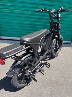 48V/1000Watt Motor/Dual Battery W/Extra Seat Electric E- Bike