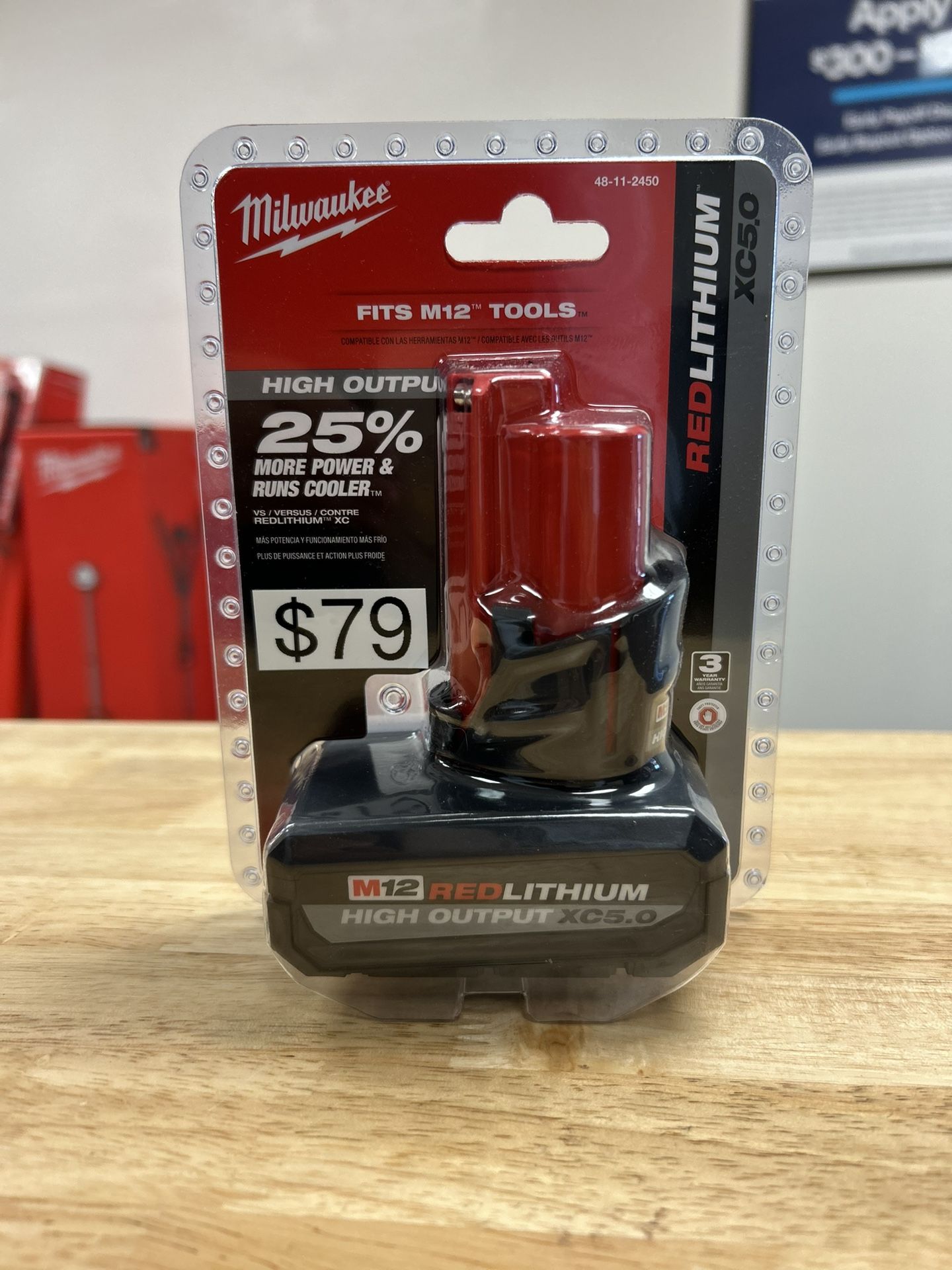 Milwaukee M12 High Output Battery 5.0