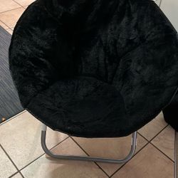 Saucer Chair Faux Fur