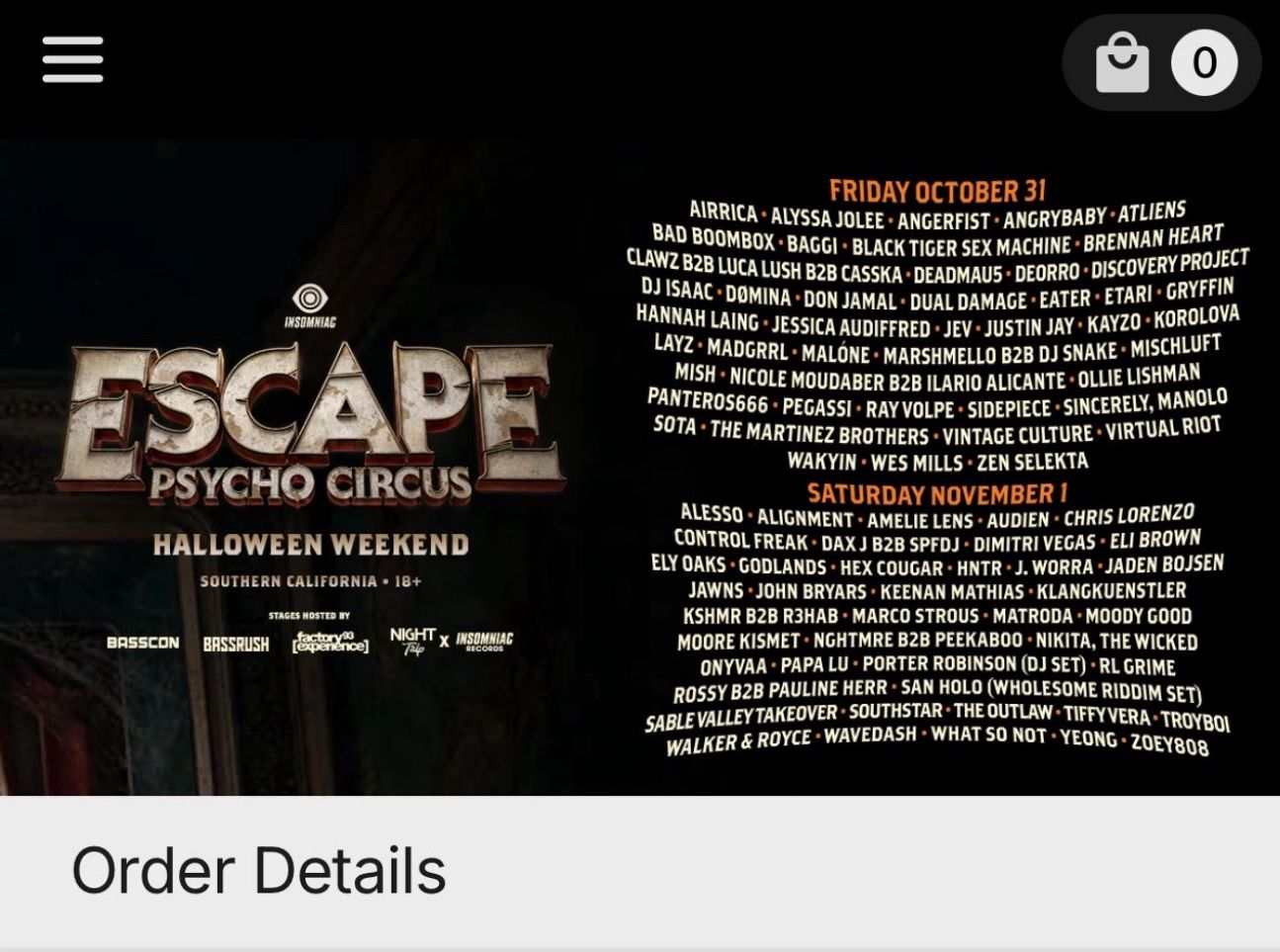Escape 2 Day Event